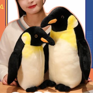 リアル ペンギン ぬいぐるみ ふわふわ 可愛い ペンギン 抱き枕 癒しい おもちゃ 45cm クリスマス ギフト 誕生日 ギフト プレゼント