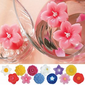 フローティングキャンドル ろうそく 花づくし ロウソク フロートキャンドル 癒し リラックス ローソク 蝋燭 ギフト プレゼント の通販はau Pay マーケット リビングート