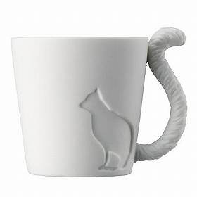 キントー　KINTO　マグカップ 270ml ネコ Mugtail コップ マグ 磁器 （ 食器 北欧 カップ ）