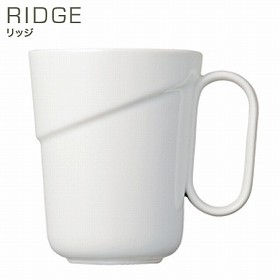 キントー　KINTO　マグカップ　コーヒーカップ　RIDGE　磁器製 （ コップ マグ カップ 洋食器 白い食器  ） 