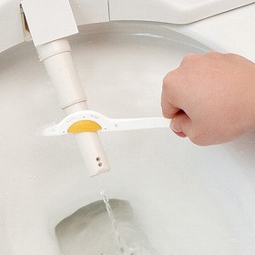 トイレブラシ　ノズル&すき間クリーナー （ トイレ 便器 ノズル 掃除用品 トイレ掃除 トイレブラシ　クリーナー　トイレ用品 ） 