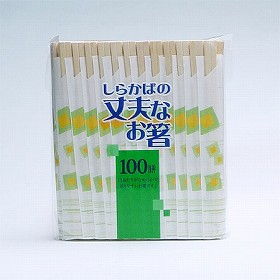 割り箸　白樺の丈夫なお箸　100膳（割箸）