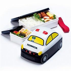 キャラクター　立体トミカ TOMICA弁当箱　ランチボックス　パトカー お弁当箱 