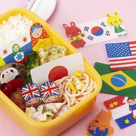 バラン　国旗 （ バランセット キャラ弁 お弁当グッズ　キャラクター　デコ弁 ）