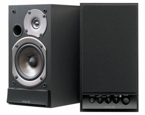 ONKYO GX-D90 アンプ内蔵スピーカー WAVIO/ハイレゾ対応 ブラック GX-D90(B（中古品）