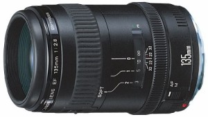 Canon EFレンズ EF135mm F2.8 単焦点レンズ 望遠（中古品）