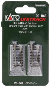 KATO Nゲージ 車止め線路C 50mm 2本入 20-048 鉄道模型用品（中古品）