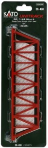 KATO Nゲージ 単線トラス鉄橋 朱 20-430 鉄道模型用品（中古品）