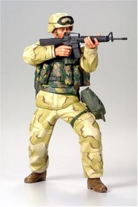 タミヤ 1/16 ワールドフィギュアシリーズ No.08 現用アメリカ陸軍 歩兵 デ（中古品）