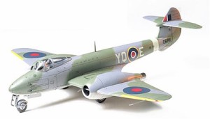 タミヤ 1/48 傑作機シリーズ No.51 イギリス空軍 グロスターミーティアF.1（中古品）