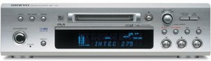 ONKYO INTEC275 MDデッキ Hi-MD対応 シルバー MD-133(S)（中古品）