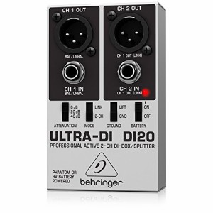 ベリンガー ダイレクトボックス 2ch ULTRA-DI DI20（中古品）