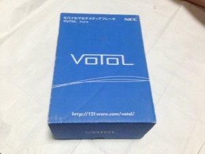 日本電気 モバイルマルチメディアプレ-ヤ「VoToL」 PK-MV300（中古品）