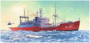 ハセガワ 南極観測船 宗谷 第一次南極観測隊 (1/350スケールプラモデル 400（中古品）