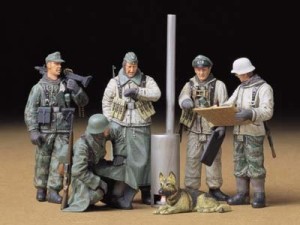 タミヤ 1/35 ミリタリーミニチュアシリーズ No.212 ドイツ陸軍 歩兵 野戦会（中古品）