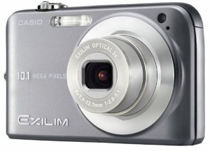 CASIO デジタルカメラ EXILIM (エクシリム) ZOOM グレー EX-Z1080GY（中古品）