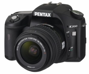 Pentax デジタル一眼レフカメラ K200D レンズキット (K200D+DA18-55II)（中古品）