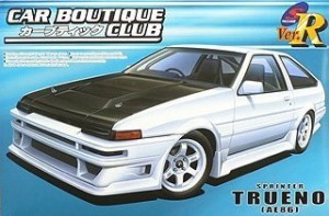 アオシマ 1/24 プラモデル スプリンタートレノ（ＡＥ８６）　カーブティッ（中古品）