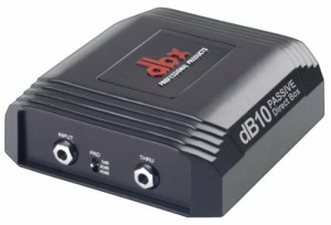 dbx パッシブ・ダイレクトボックス dB10（中古品）