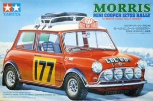タミヤ モーリス　ミニクーパー　1275Sラリー　'67モンテカルロ優勝車（中古品）