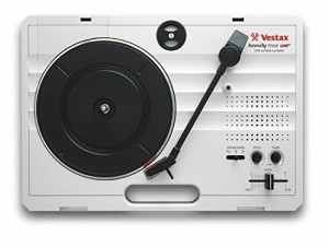 Vestax ポータブルターンテーブル handytrax USB WHITE ホワイト USB出力機（中古品）