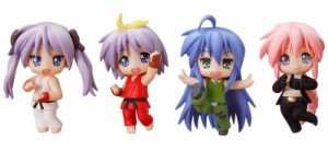 ねんどろいどぷち らき☆すた×ストリートファイターセット (ノンスケールA（中古品）