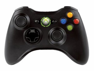 Xbox 360 ワイヤレス コントローラー (リキッド ブラック)（中古品）