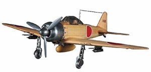 ウッディジョー 1/24 零戦 零式艦上戦闘機 52丙型 木製模型 組立キット（中古品）