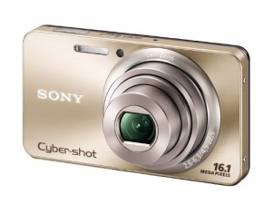 ソニー SONY デジタルカメラ Cybershot W570 1610万画素CCD 光学ｘ5 ゴール（中古品）