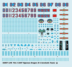 トランペッター 1/48 中国空軍 J-10AY戦闘機 “八一飛行表演隊 プラモデル（中古品）