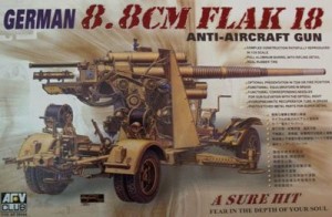 AFVクラブ 1/35 8.8cm対空砲 Flak18 プラモデル（中古品）