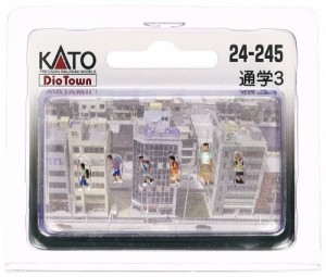 KATO Nゲージ 通学3 24-245 ジオラマ用品（中古品）