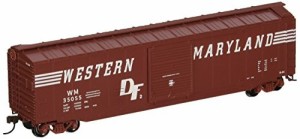 Bachmann Industries 50?'スライドドアボックスWestern Maryland速度レタリ（中古品）