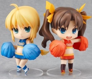 ねんどろいど セイバー＆遠坂凛 応援Ver.（中古品）