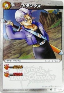 ミラクルバトルカードダス ミラバト ドラゴンボール レア トランクス（中古品）