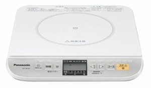 パナソニック 卓上IH調理器 ホワイト KZ-PH32-W（中古品）