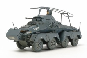 タミヤ 1/48 ミリタリーミニチュアシリーズ No.74 ドイツ陸軍 8輪装甲車 Sd（中古品）