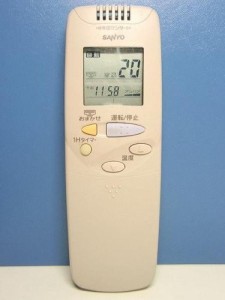 三洋電機 エアコンリモコン RCS-EB3（中古品）