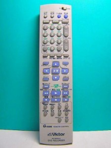 ビクター DVDレコーダーリモコン RM-SDR043J（中古品）