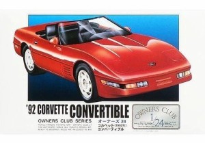 プラモデル オーナーズクラブ 1/24 No.22 ’92コルベットコンバーティブル（中古品）