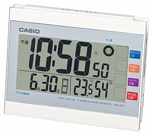 CASIO(カシオ) 目覚まし時計 電波 デジタル ウェーブセプター 生活環境 温（中古品）