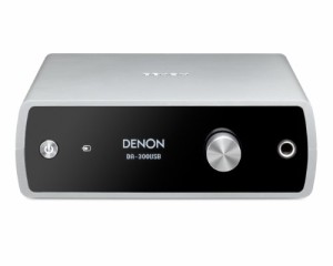 DENON USB-DAC ヘッドホンアンプ ハイレゾ音源対応 シルバー DA-300USB-S（中古品）