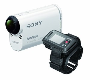 SONY ビデオカメラ アクションカム AS100VR ライブビューリモ（中古品）