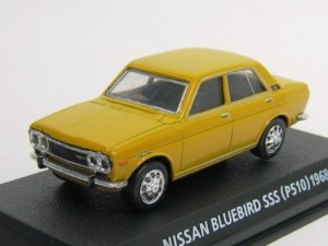 コナミ　1/64　絶版名車コレクションVol.3  日産 ブルーバードSSS (1968)（中古品）