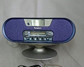 Panasonic パナソニック　RX-MDX55-A　ブルー　パーソナルMDシステム　（CD（中古品）
