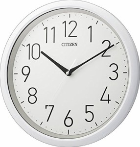 CITIZEN シチズン 掛け時計 防水 防塵 静音 白 CITIZEN 8MG799-003（中古品）