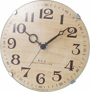 NOA テーブルクロック パドメラミニオールド 置き時計 ナチュラル W-614 N（中古品）