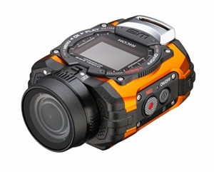 RICOH 防水アクションカメラ  WG-M1 オレンジ  WG-M1 OR 08286（中古品）