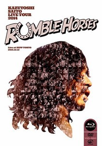 KAZUYOSHI SAITO LIVE TOUR 2014 “RUMBLE HORSES"Live at ZEPP TOKYO 2014（中古品）