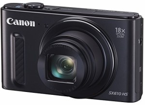 Canon デジタルカメラ PowerShot SX610 HS ブラック 光学18倍ズーム PSSX61（中古品）